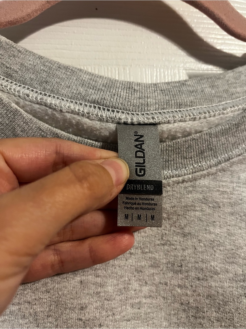 He Would Love First | “Made For More Than Me” Gray Gildan Crewneck Sweatshirt - Picture 6 of 7